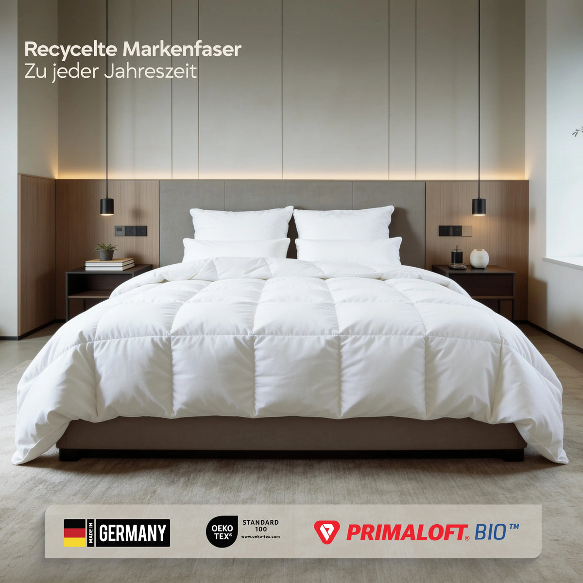 Ganzjahresdecke Primaloft Bio