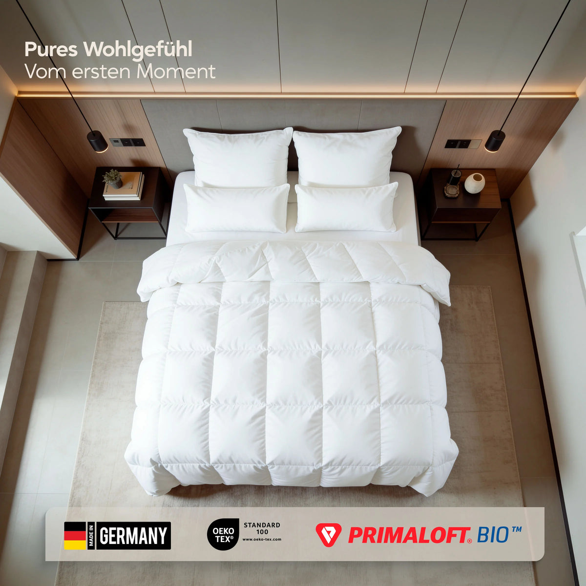 Ganzjahresdecke Primaloft Bio