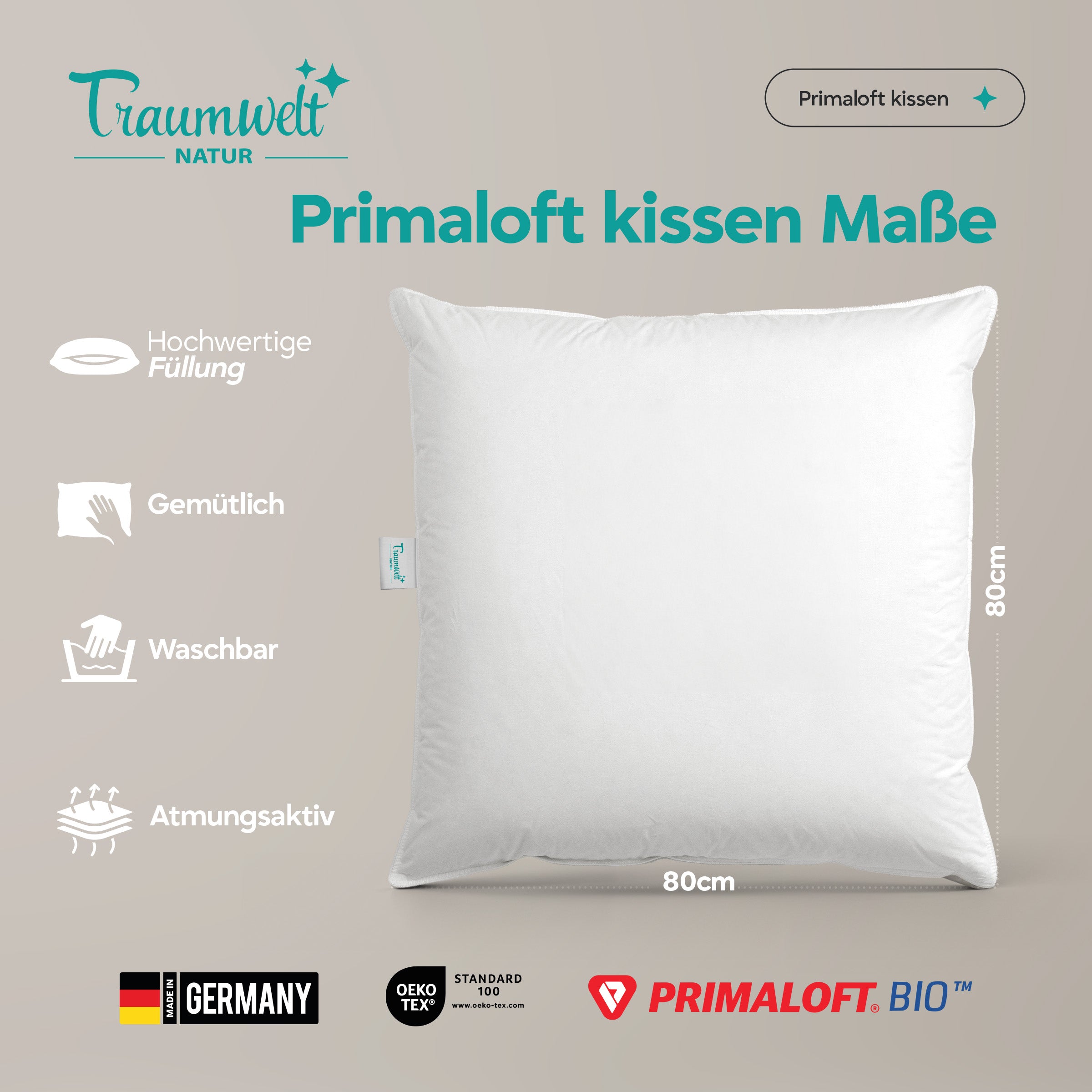 Primaloft Bio Kopfkissen