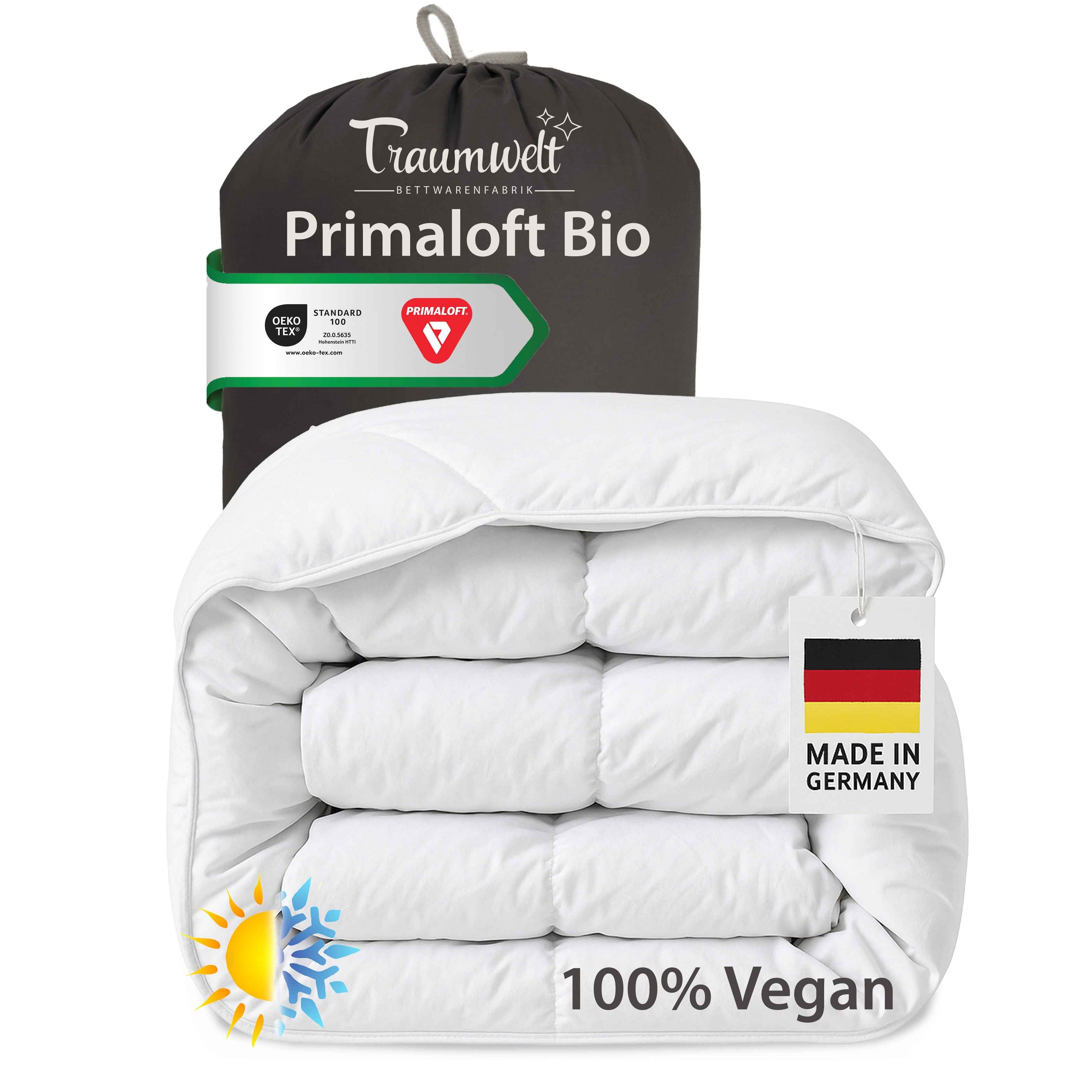Vegane Ganzjahresdecke mit Primaloft Bio Füllung von Traumwelt