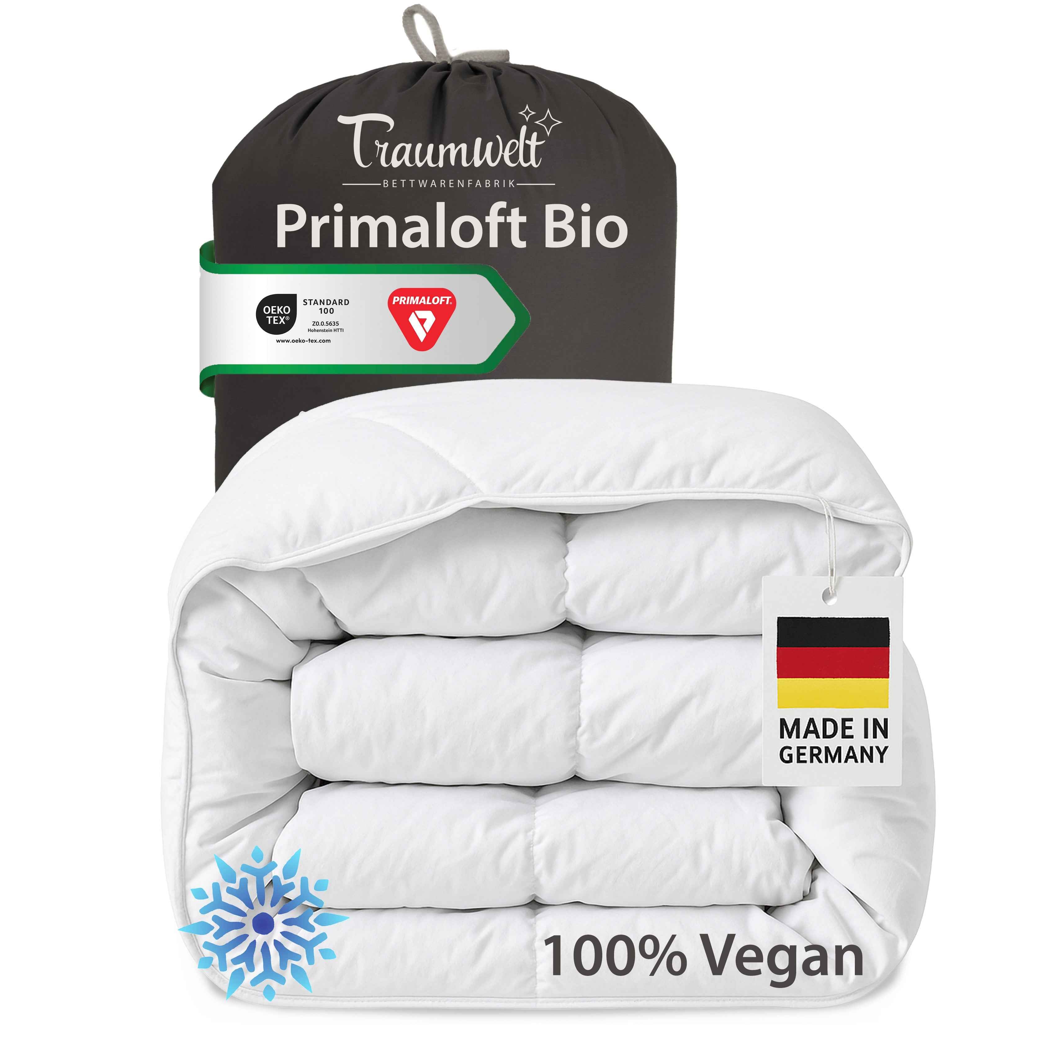 Vegane Winter Bettdecke mit Primaloft Bio Füllung von Traumwelt