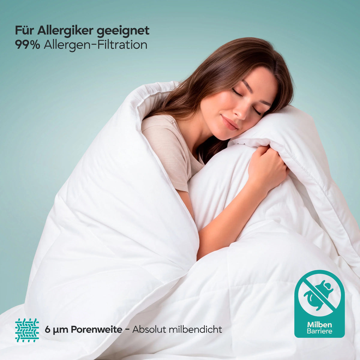 Ganzjahresdecke Primaloft Bio