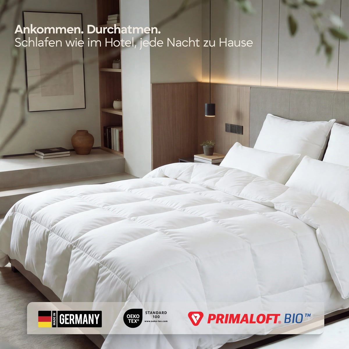 Ganzjahresdecke Primaloft Bio