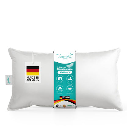 3-Kammer Daunenkissen