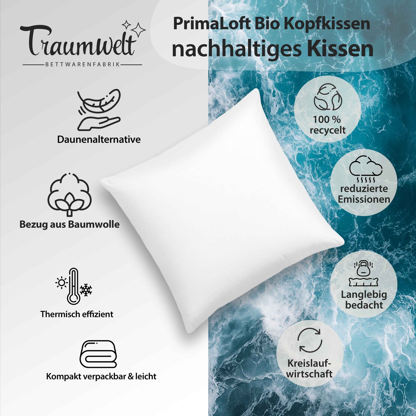 PrimaLoft Kopfkissen