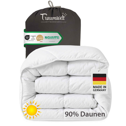 Sommer Daunendecke 90% Daunen