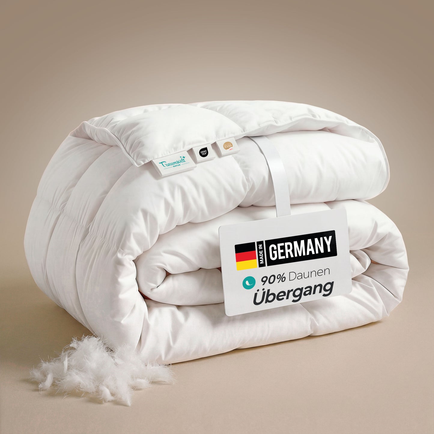 ☀️❄️ Ganzjahres Daunendecke 90% Daunen