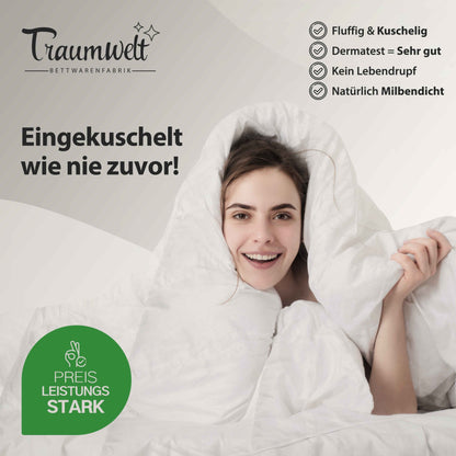 Ganzjahres Daunendecke 90% Daunen