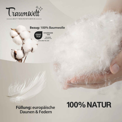 Ganzjahres Daunendecke 90% Daunen