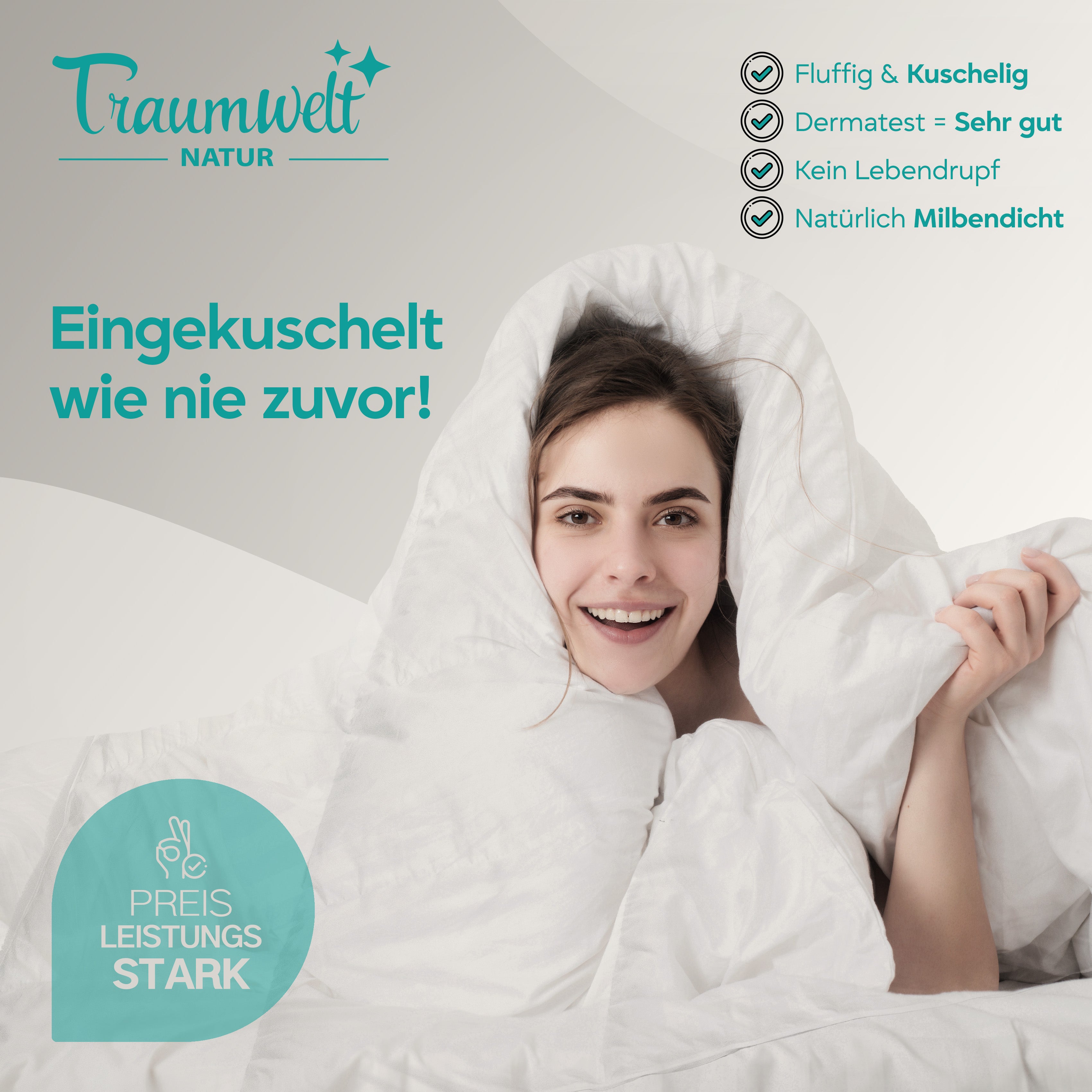 Winter Daunendecke 100% Daunen