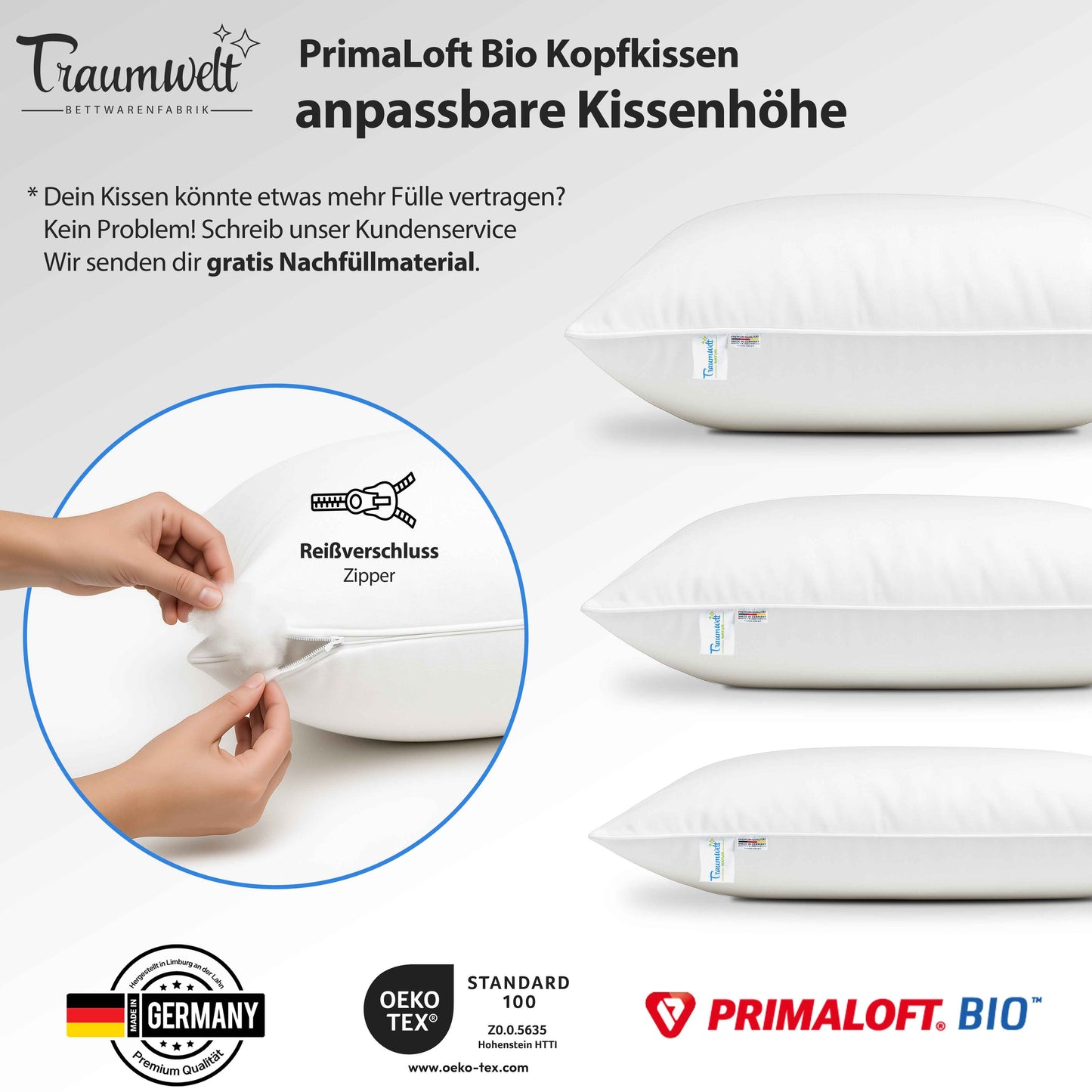 PrimaLoft Kopfkissen