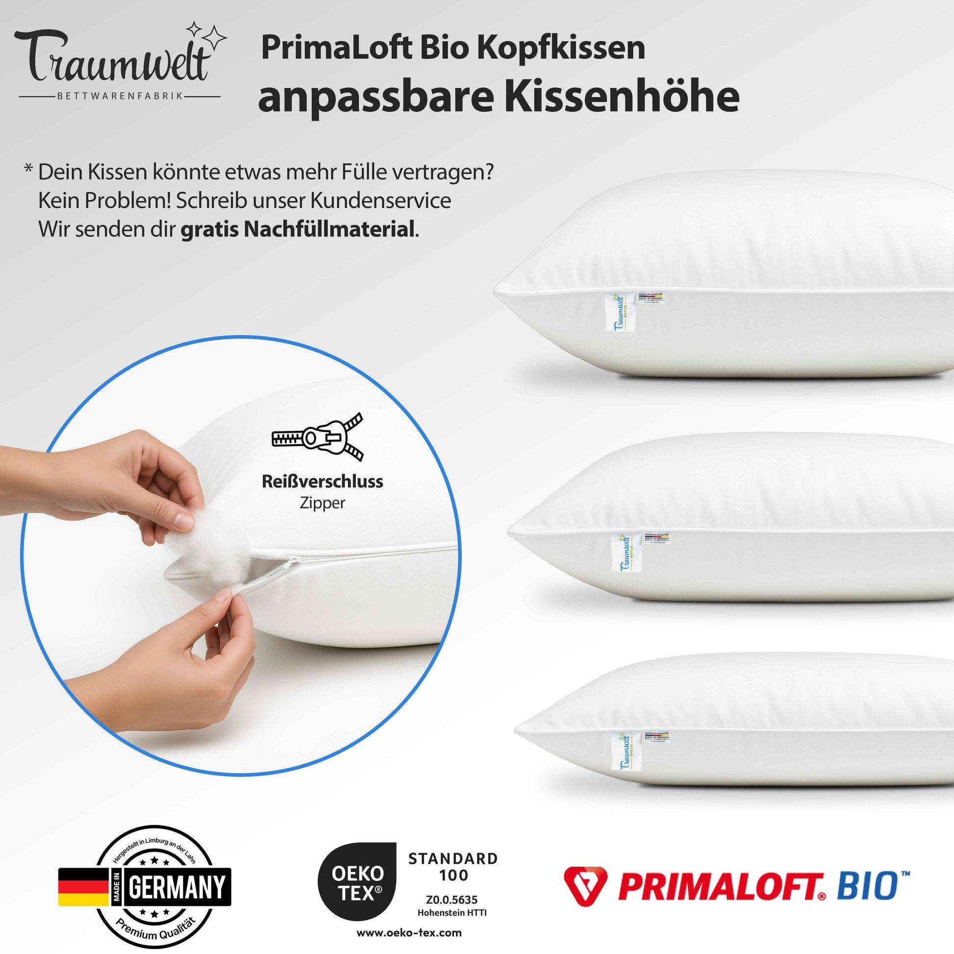 PrimaLoft Kopfkissen