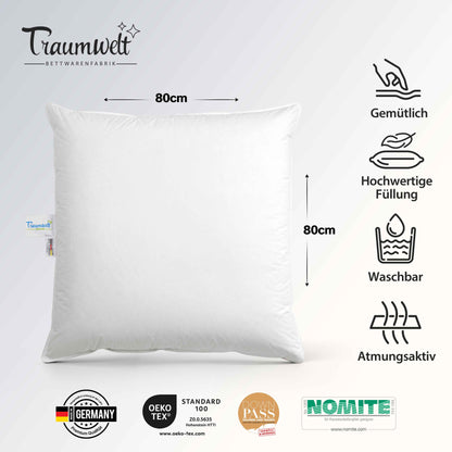 3-Kammer Daunen Kopfkissen
