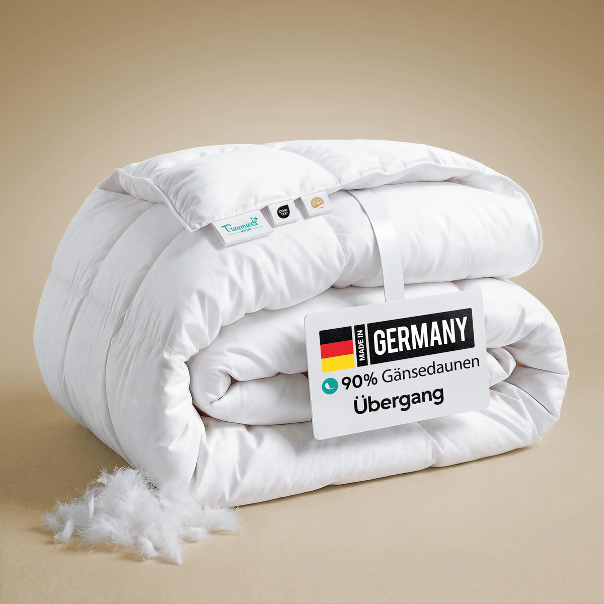 Ganzjahres Gänsedaunendecke 90% Gänsedaunen